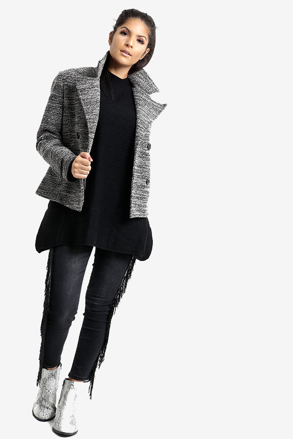 Grey Blazer Style Jacket