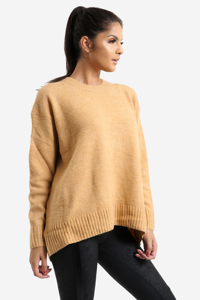 Camel Relaxed Fit Jumper