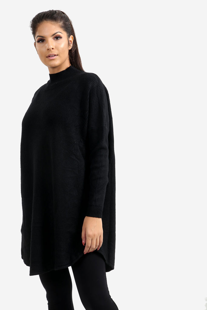 Black Oversized Jumper