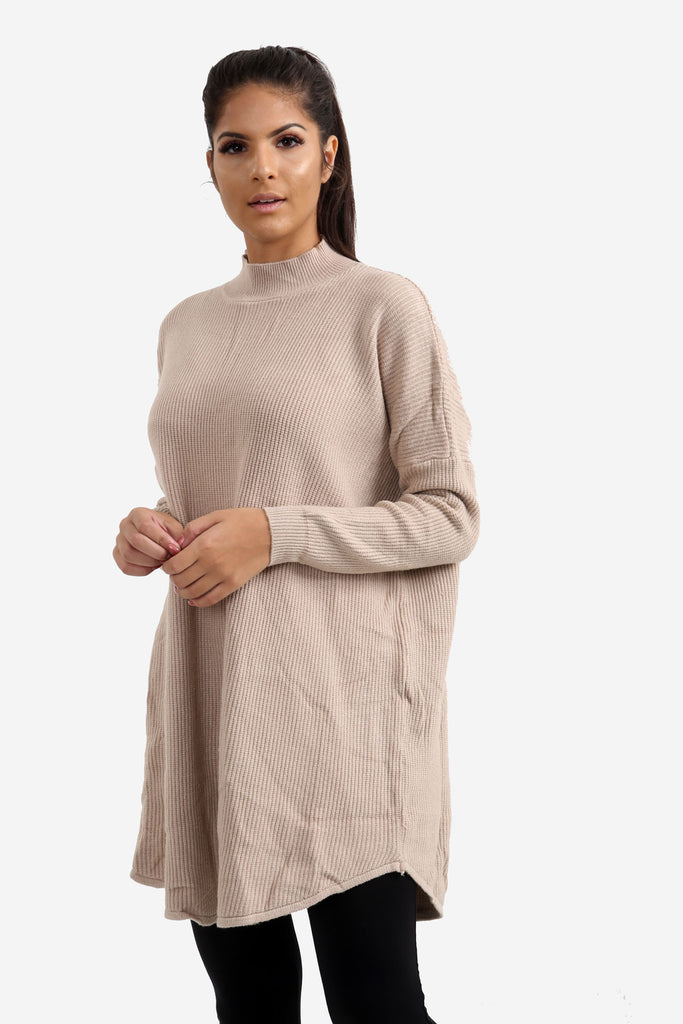 Camel Oversized Jumper