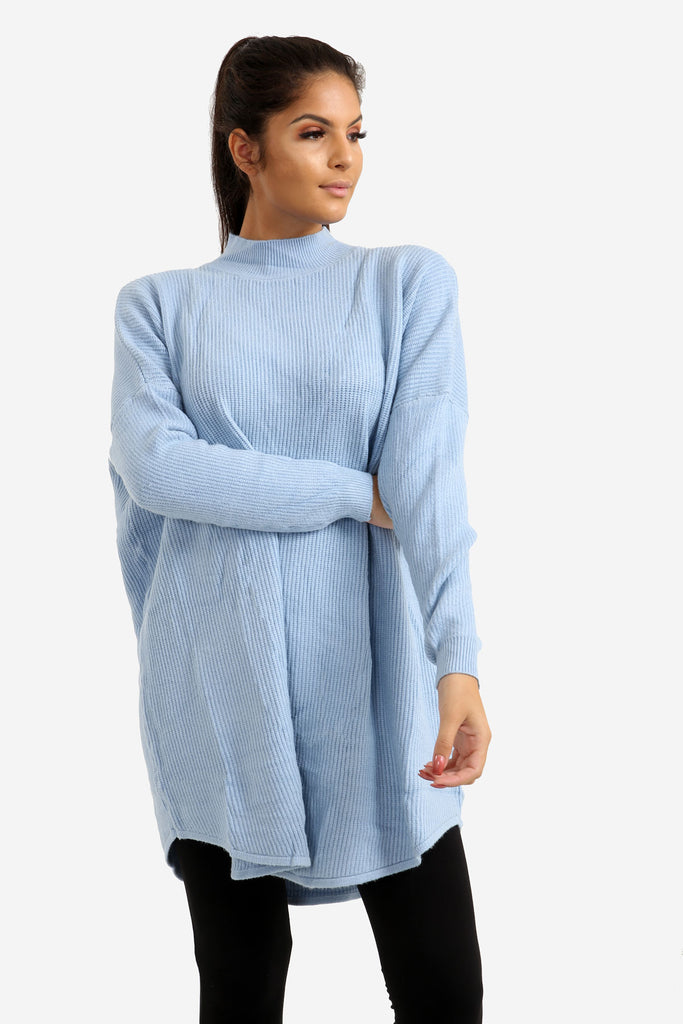 Light Blue Oversized Jumper