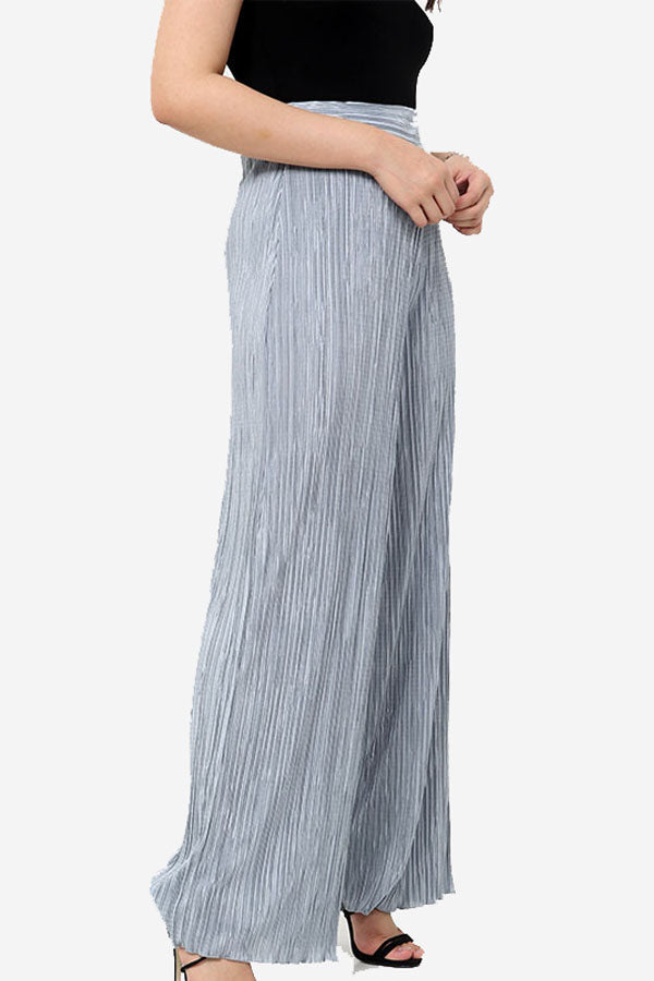 High Waisted Pleated Trousers