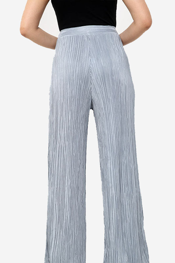 High Waisted Pleated Trousers