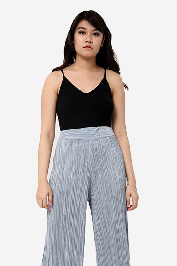 High Waisted Pleated Trousers